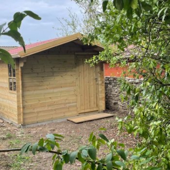 Abri de jardin en bois 2 pentes